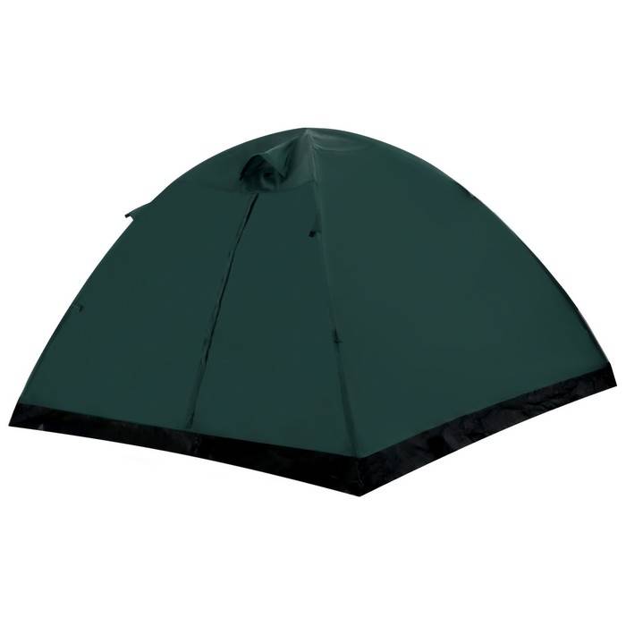 Палатка туристическая, треккинговая maclay PEAK 4, 4-местная, с тамбуром